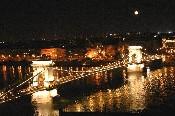 Chain Bridge after dark